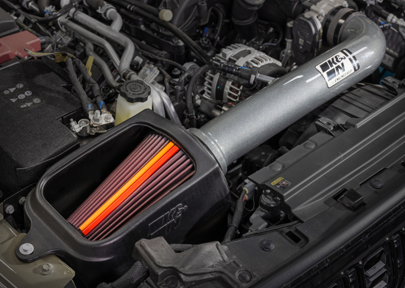 Jeep Gladiator Performance Air Intake - K&N Engineering - NextGen Aluminum - `20-`26